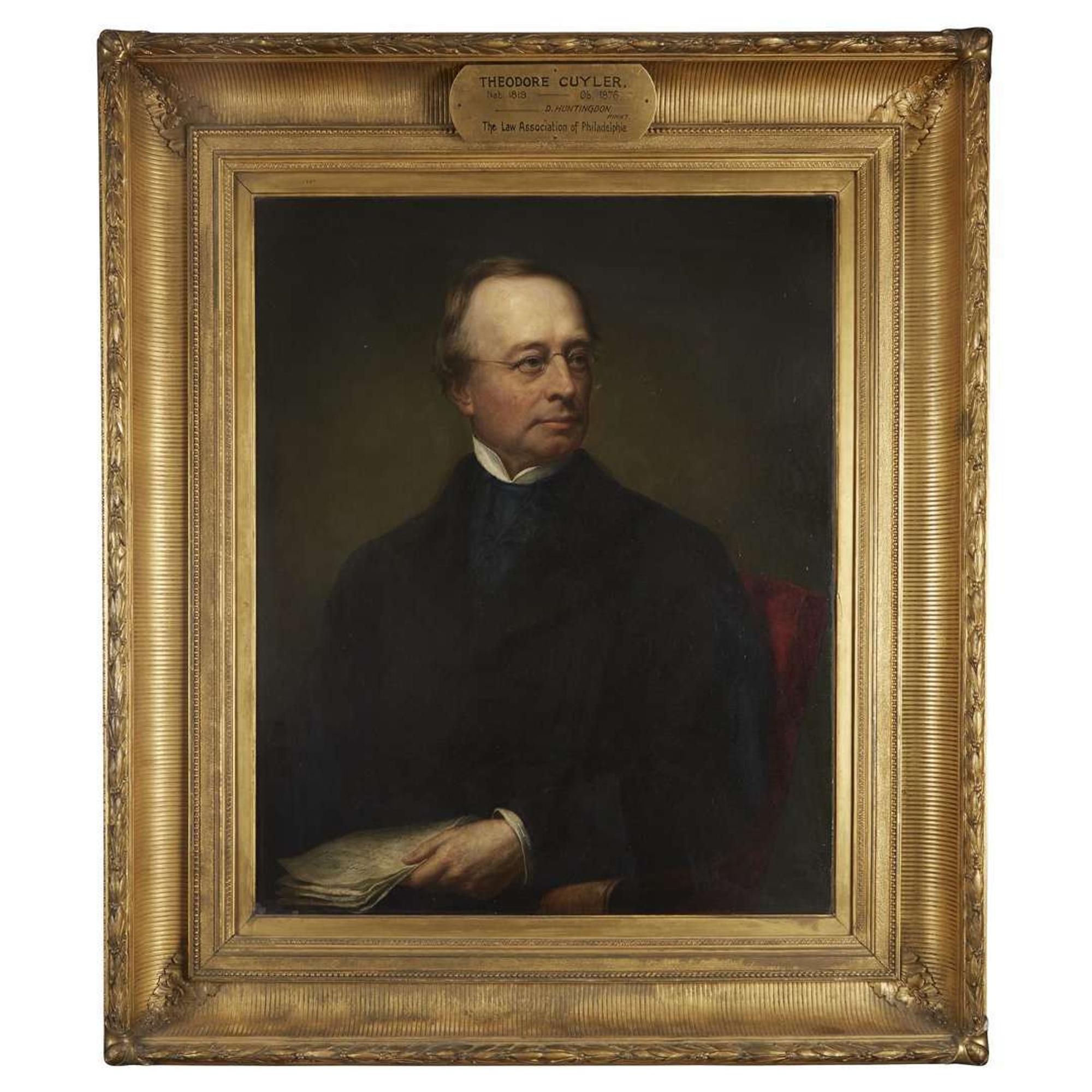 Daniel Huntington (1816-1906) Portrait of Theodore Cuyler (1819-1876)
