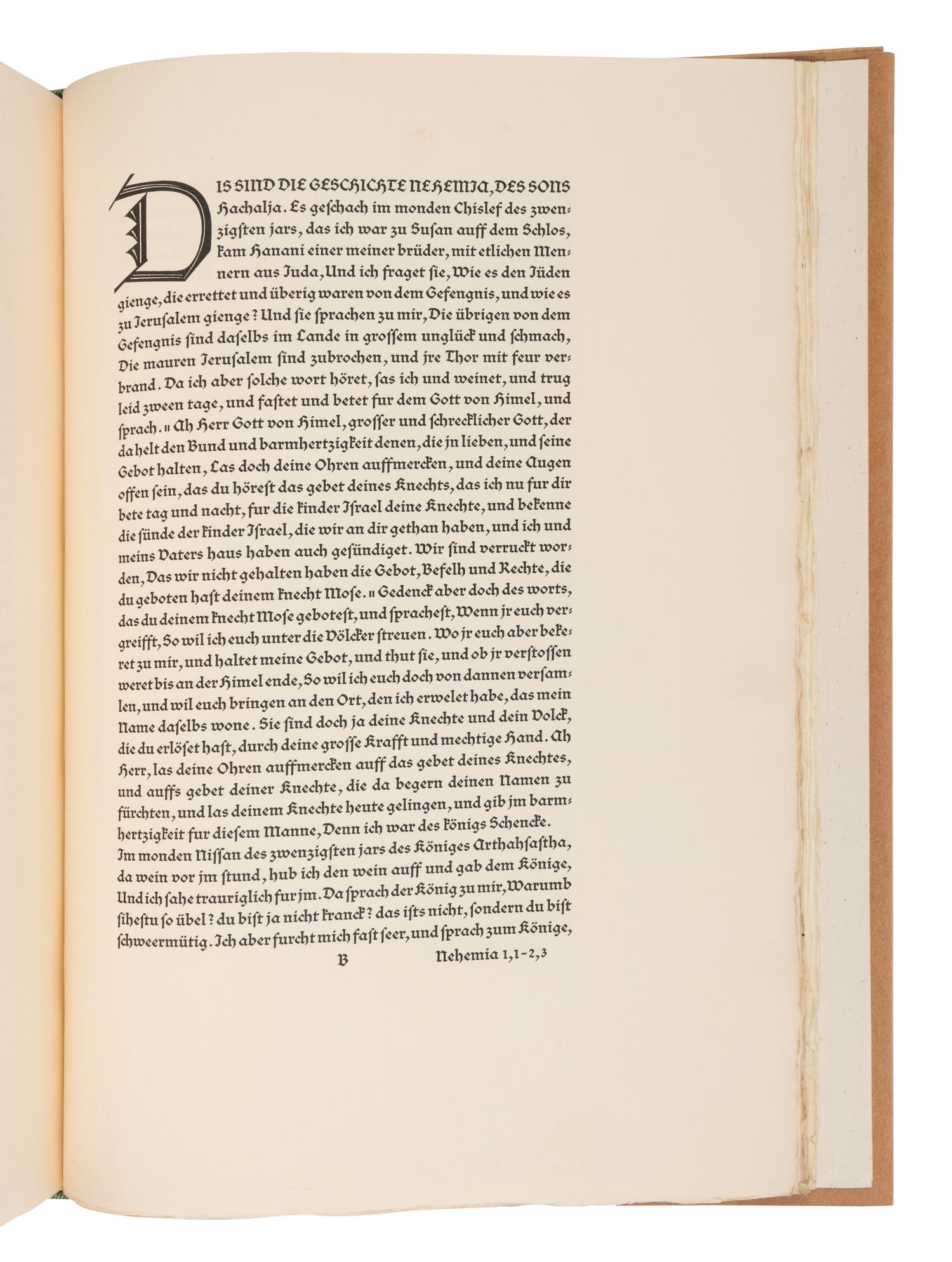 [FINE PRESS -- BREMER PRESSE]. Biblia Das Ist: Die Gantze Heilige Schrifft. Munich: Bremer Presse, 1926-1928.