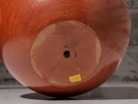 Redware Pottery Jar, Lamp Base