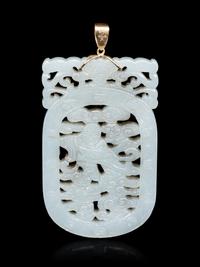 A Chinese Carved Jade ‘Figural’ Pendant