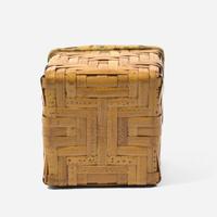 Ed Rossbach (American, 1914-2002) Bamboo Box-Form Basket, USA, circa 1960s
