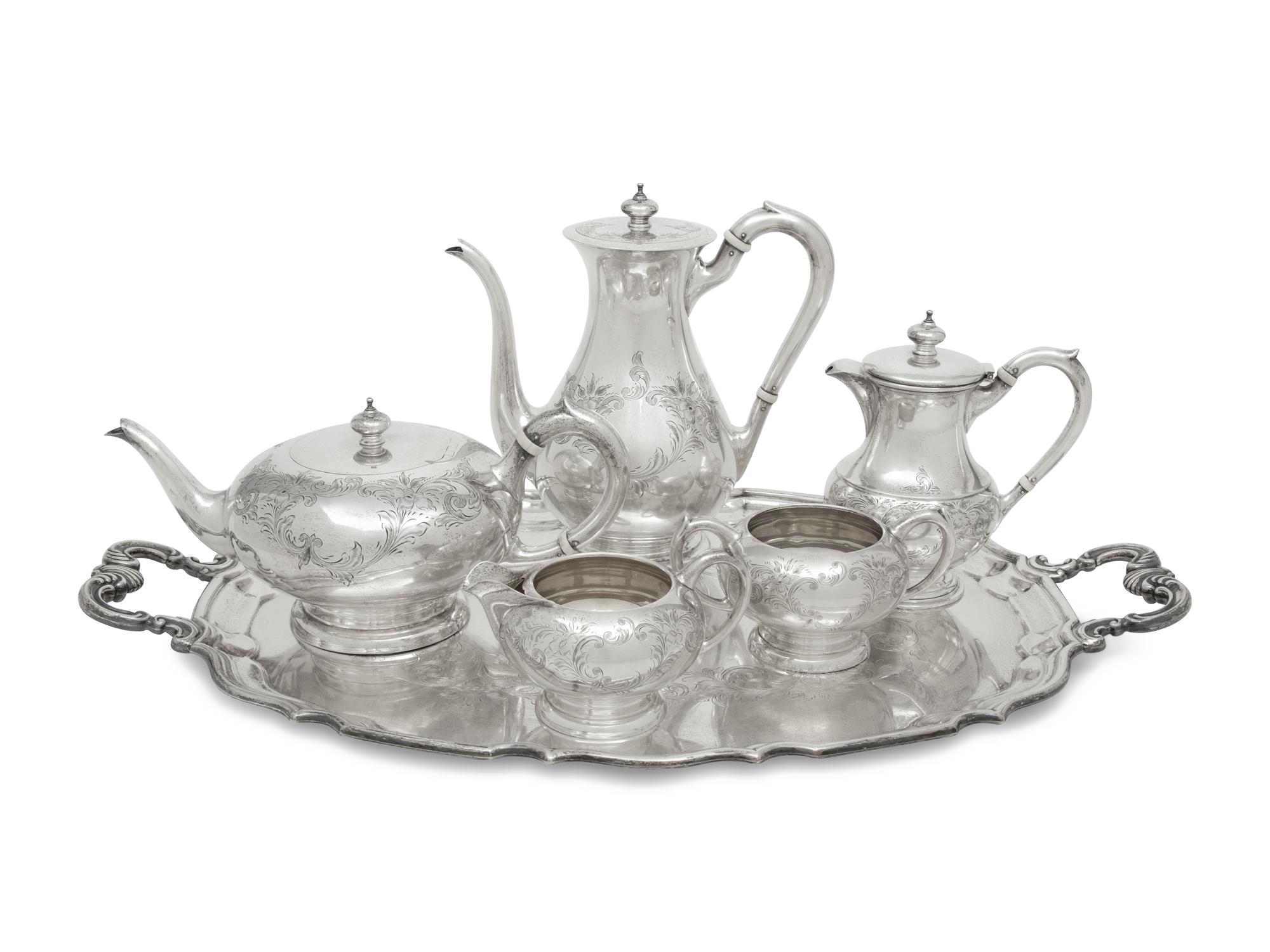 A Canadian Silver Six-Piece Tea and Coffee Service