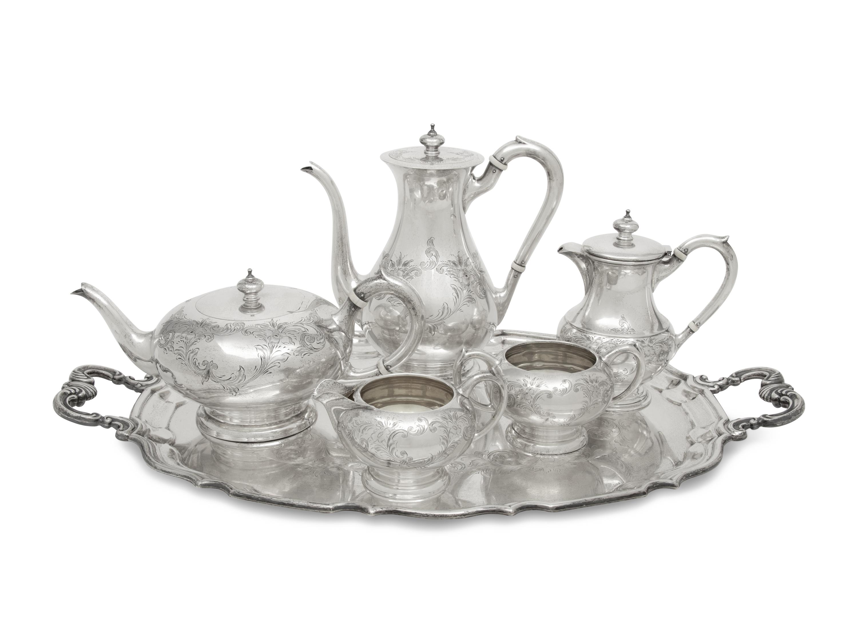 A Canadian Silver Six-Piece Tea and Coffee Service