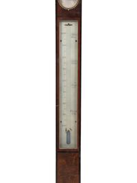A George III Mahogany Stick Barometer