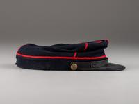[CIVIL WAR]. 95th Pennsylvania Volunteers, Gosline's Zouaves, red piped kepi, identified to Joseph Greeley, Co. D.