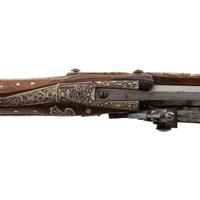 Contemporary Franco-German Snaphaunce Rifle with Venus Motifs