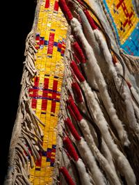 Sioux Quilled and Beaded Hide Shirt