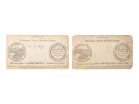 [WESTERN AMERICANA]. WEITFLE, Charles (1836-1921), photographer. A group of 7 stereoviews of Colorado, incl. a group of miners and adventurers traveling by horse-drawn wagon.