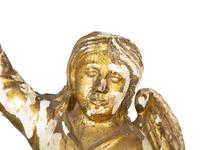 A Continental Giltwood Figure of an Angel