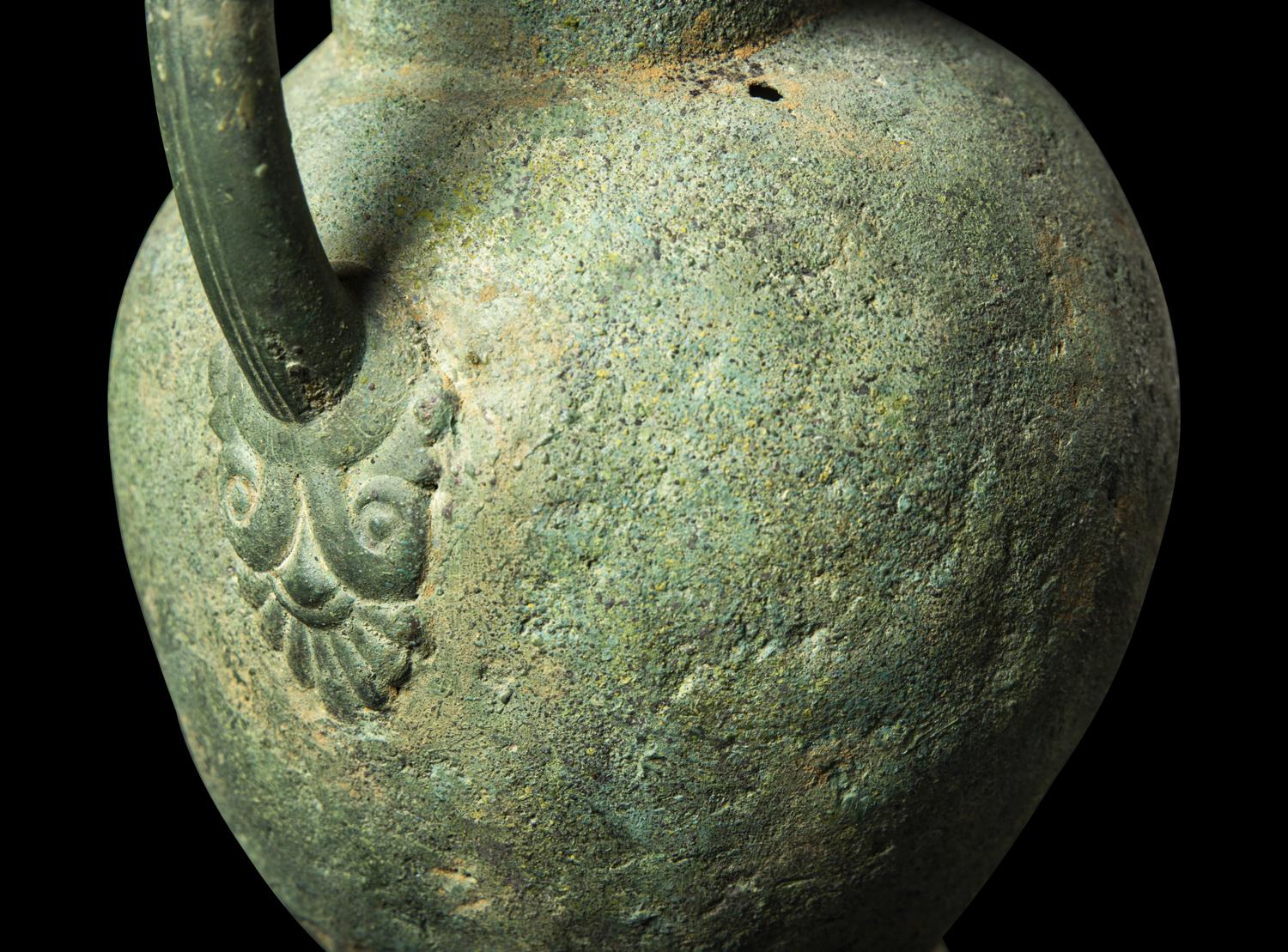 A Greek Bronze Oinochoe