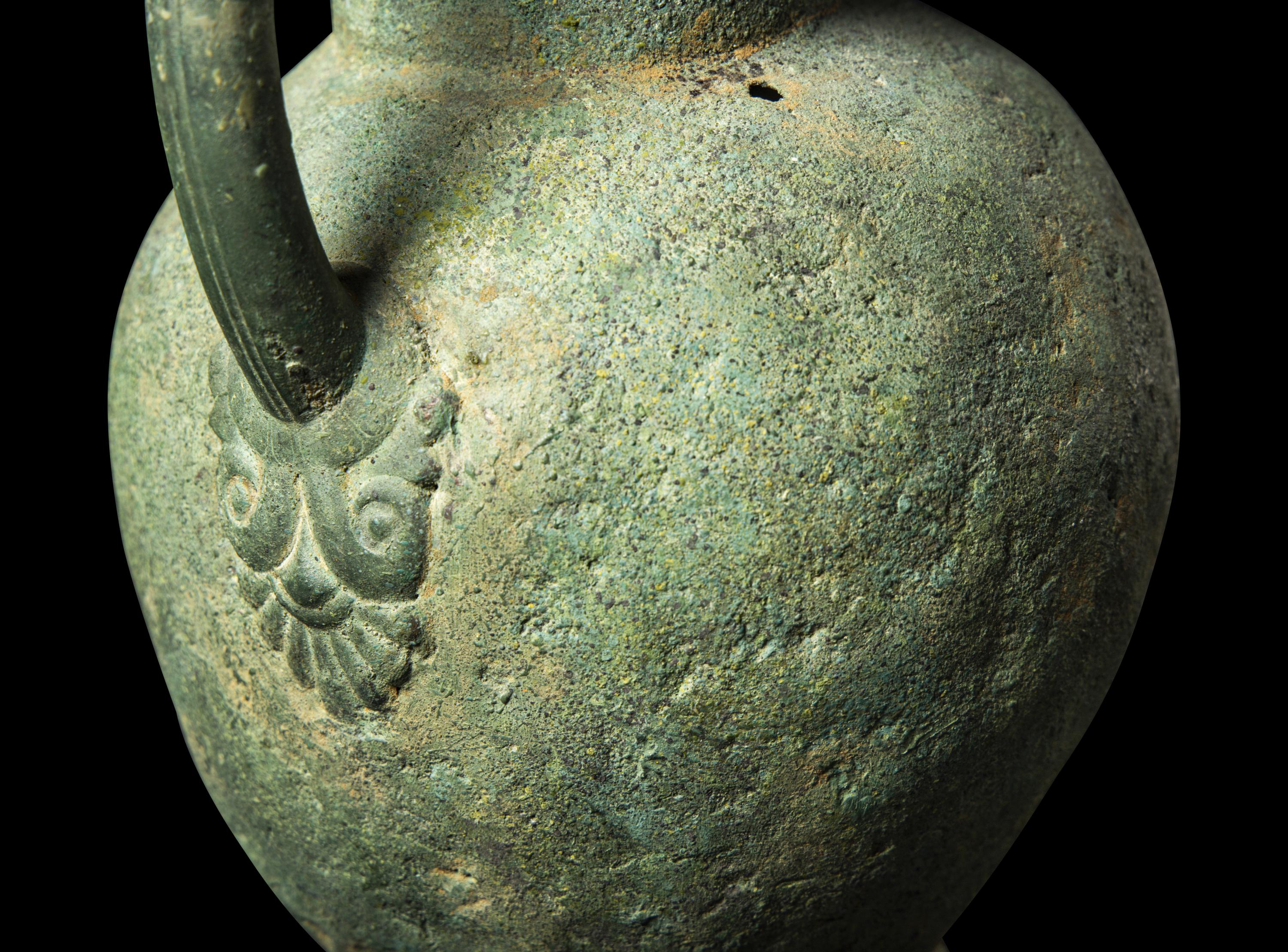 A Greek Bronze Oinochoe