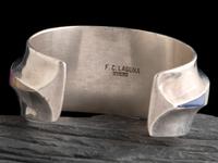 Sterling Silver and Inlay Cuff Bracelet