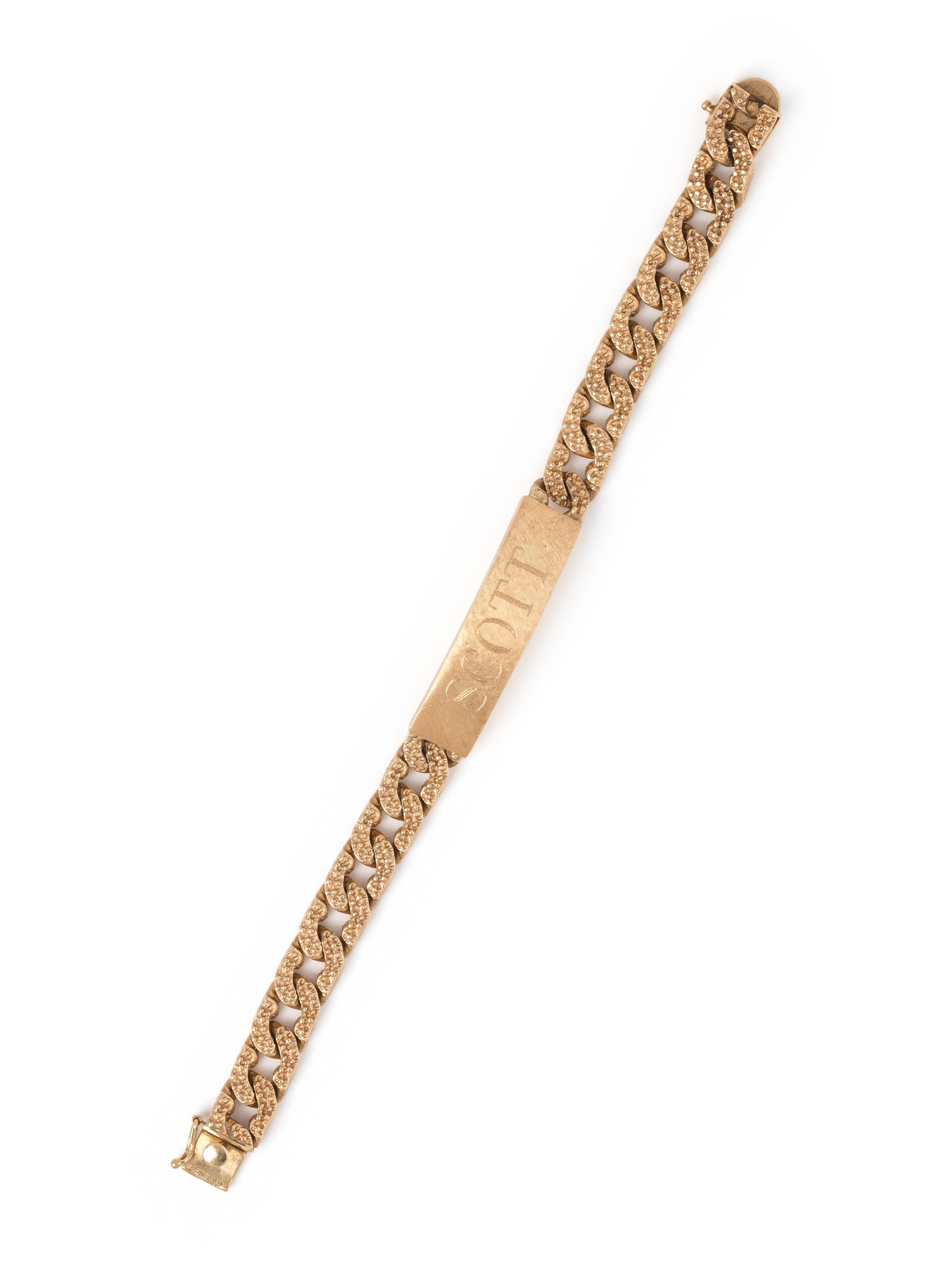 YELLOW GOLD BRACELET