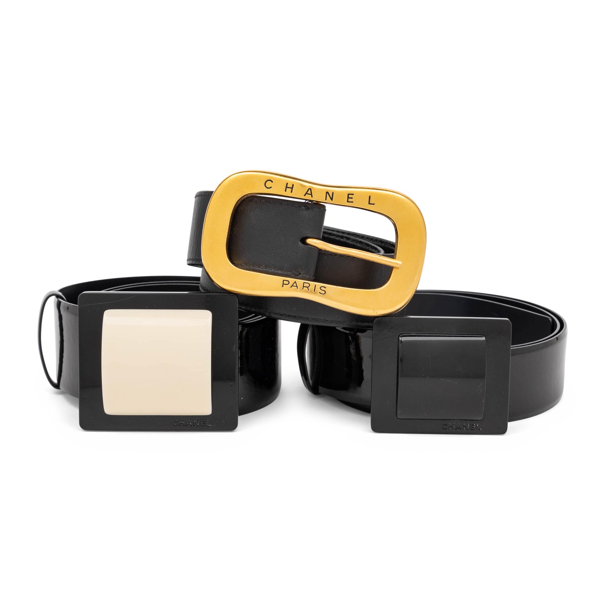 Chanel, Three Leather Belts