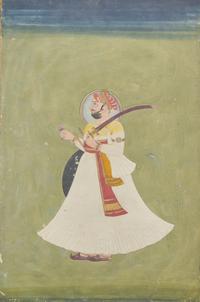 A Portrait of a Maharaja, India, Rajasthan, Jodhpur Style, Second Half of 19th Century 十九世紀下半葉 拉賈斯坦齋普爾派國王肖像