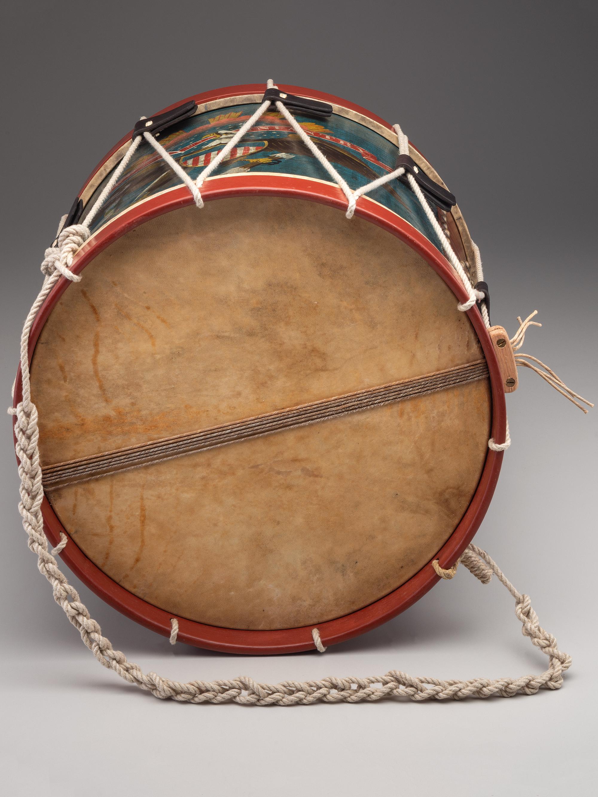 [CIVIL WAR]. Regulation US Infantry snare drum. Manufactured by C. & F. Soistmann, Philadelphia, PA.