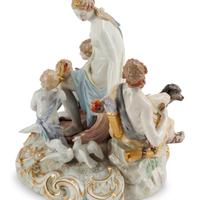 A German Porcelain Figural Group