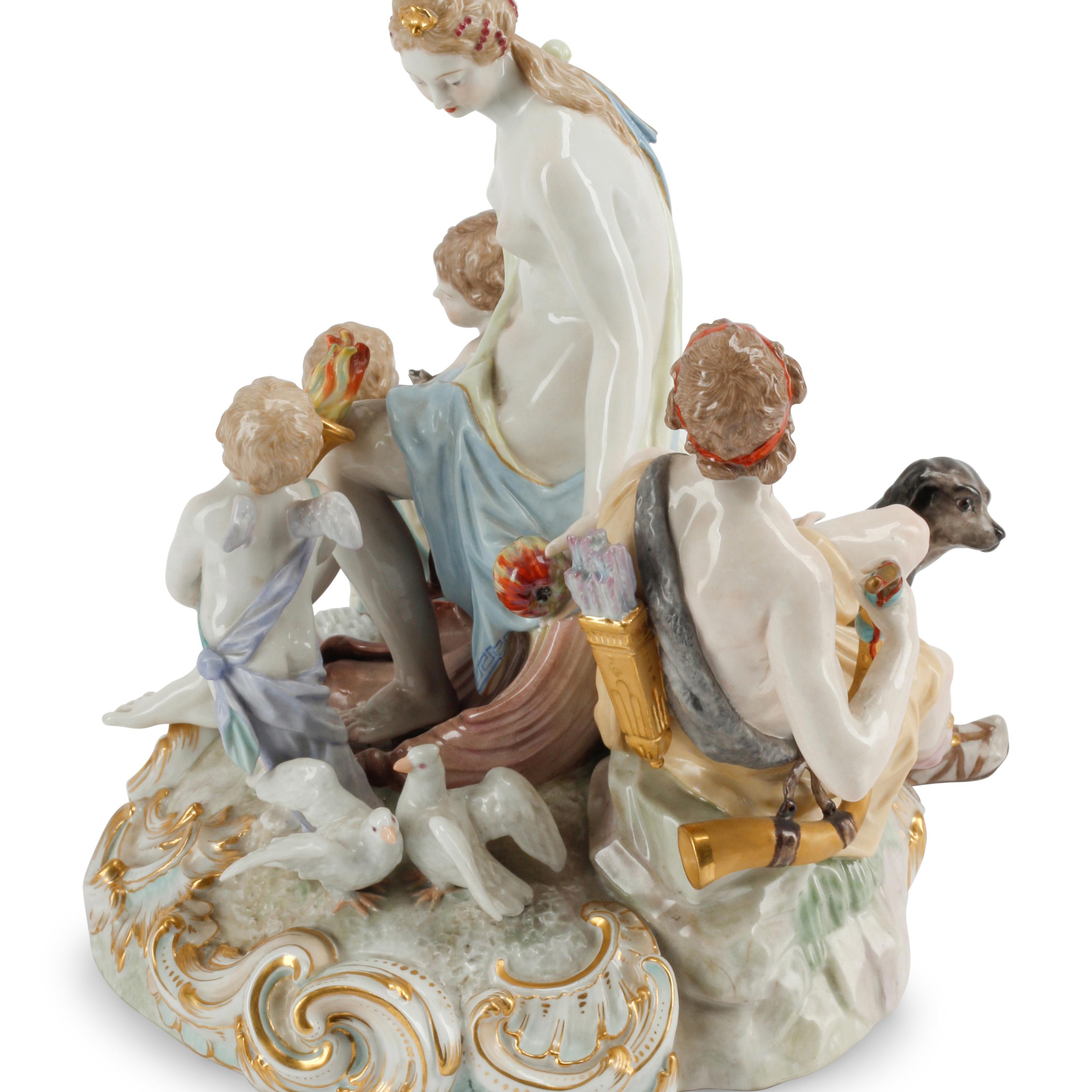 A German Porcelain Figural Group