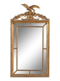 A Federal Style Giltwood Mirror