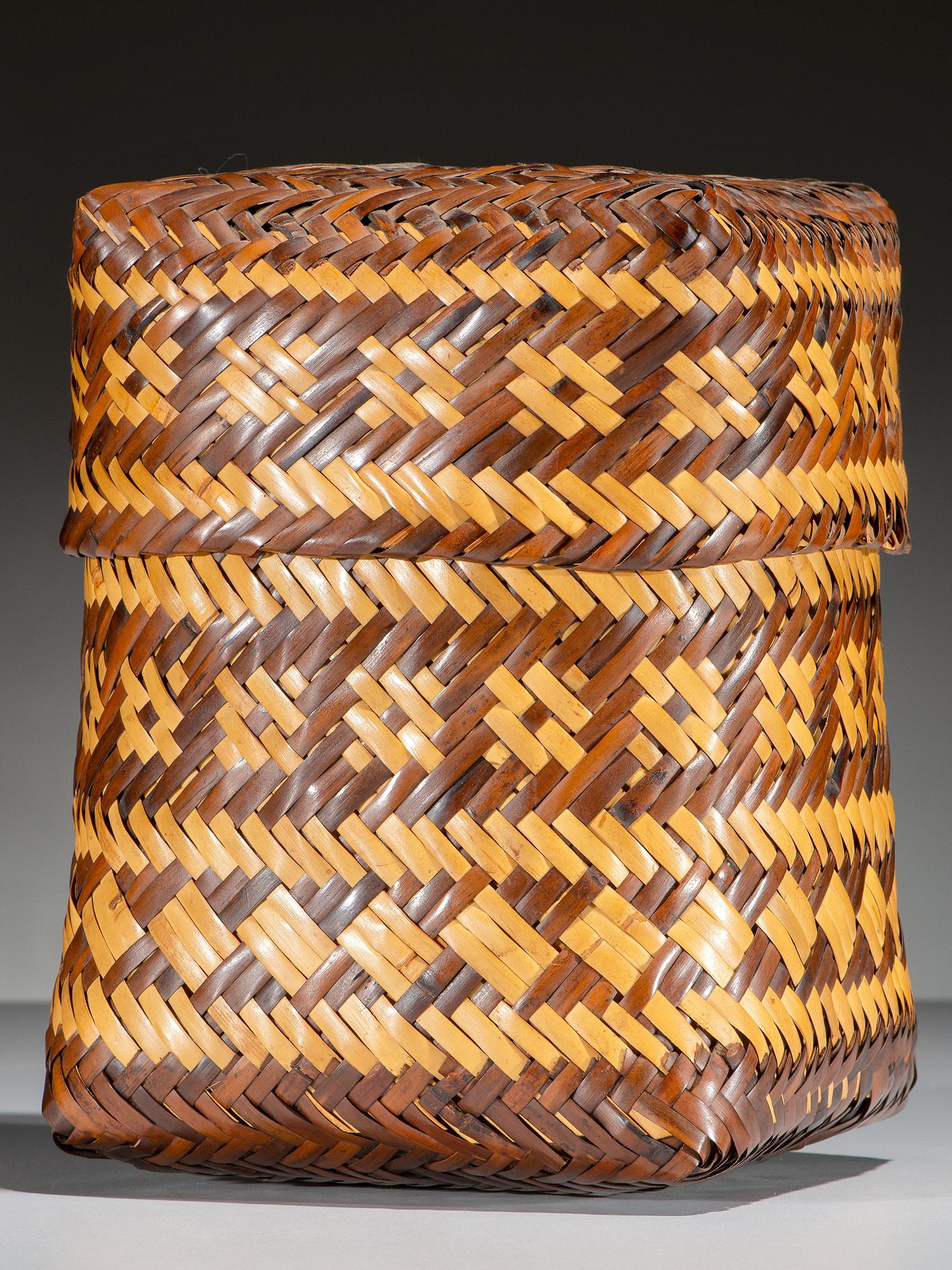 Double-Walled Lidded Basket