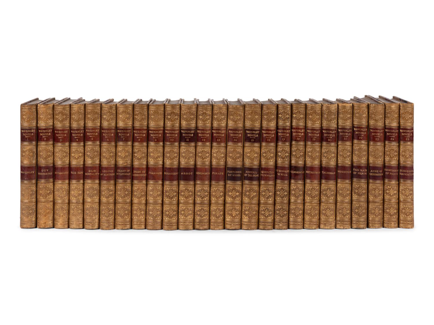 SCOTT, Walter, Sir (1771-1832). Waverly Novels . Edinburgh: Adam & Charles Black, 1886-1887.