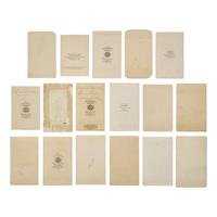 [Early Photography-Politics] Group of 17 CDVs of Founding Fathers and presidents, with related prints