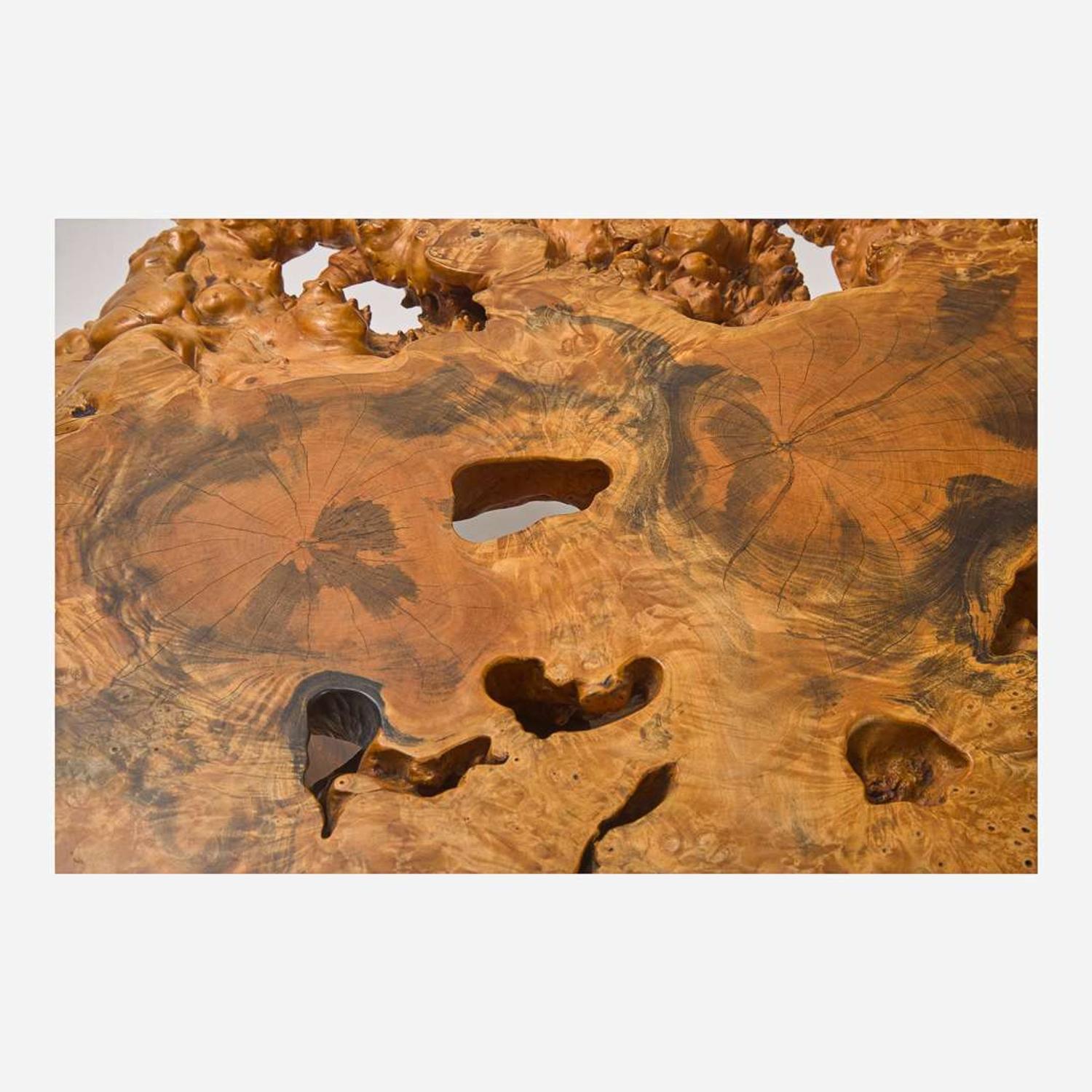 George Nakashima (American, 1905-1990) Exceptional "Minguren I" Coffee Table, New Hope, Pennsylvania, 1982