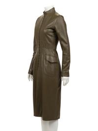 Three Louis Vuitton Pieces: One Leather Coat and One Two-Piece Skirt Ensemble, 2000-10s