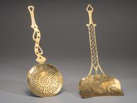 Two Pierced Brass Skimmers