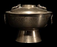 A Chinese Copper Hotpot Set