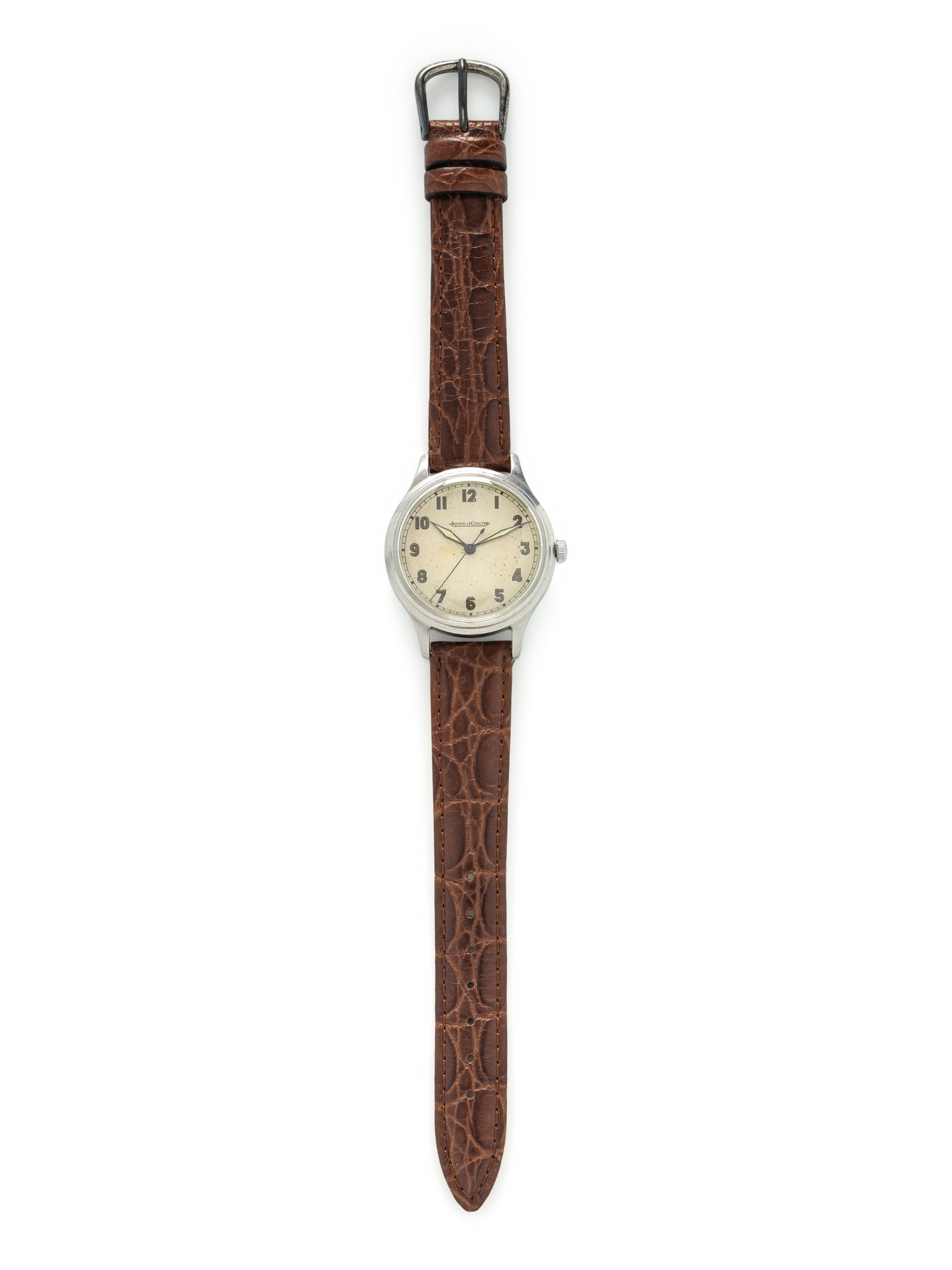 JAEGER-LECOULTRE, STAINLESS STEEL WATCH