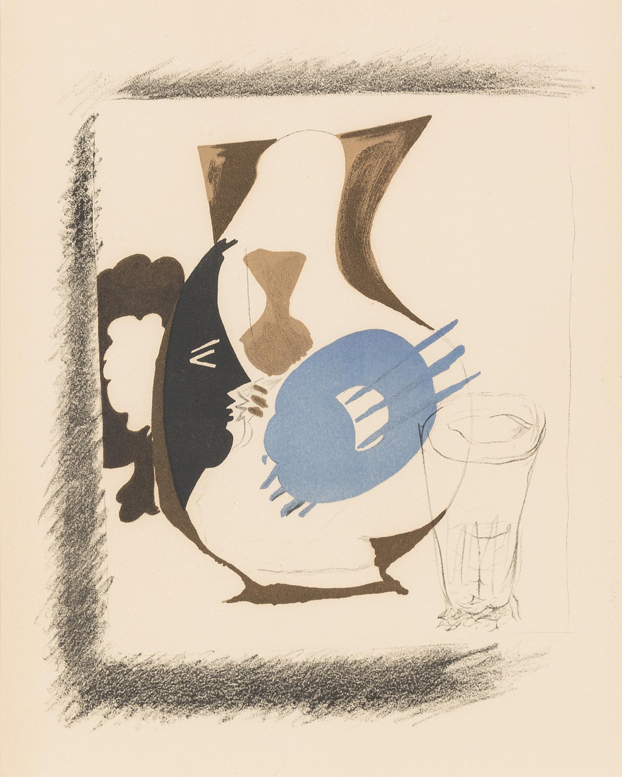 Georges Braque, (French, 1882-1963), Verre et pichet, c. 1952