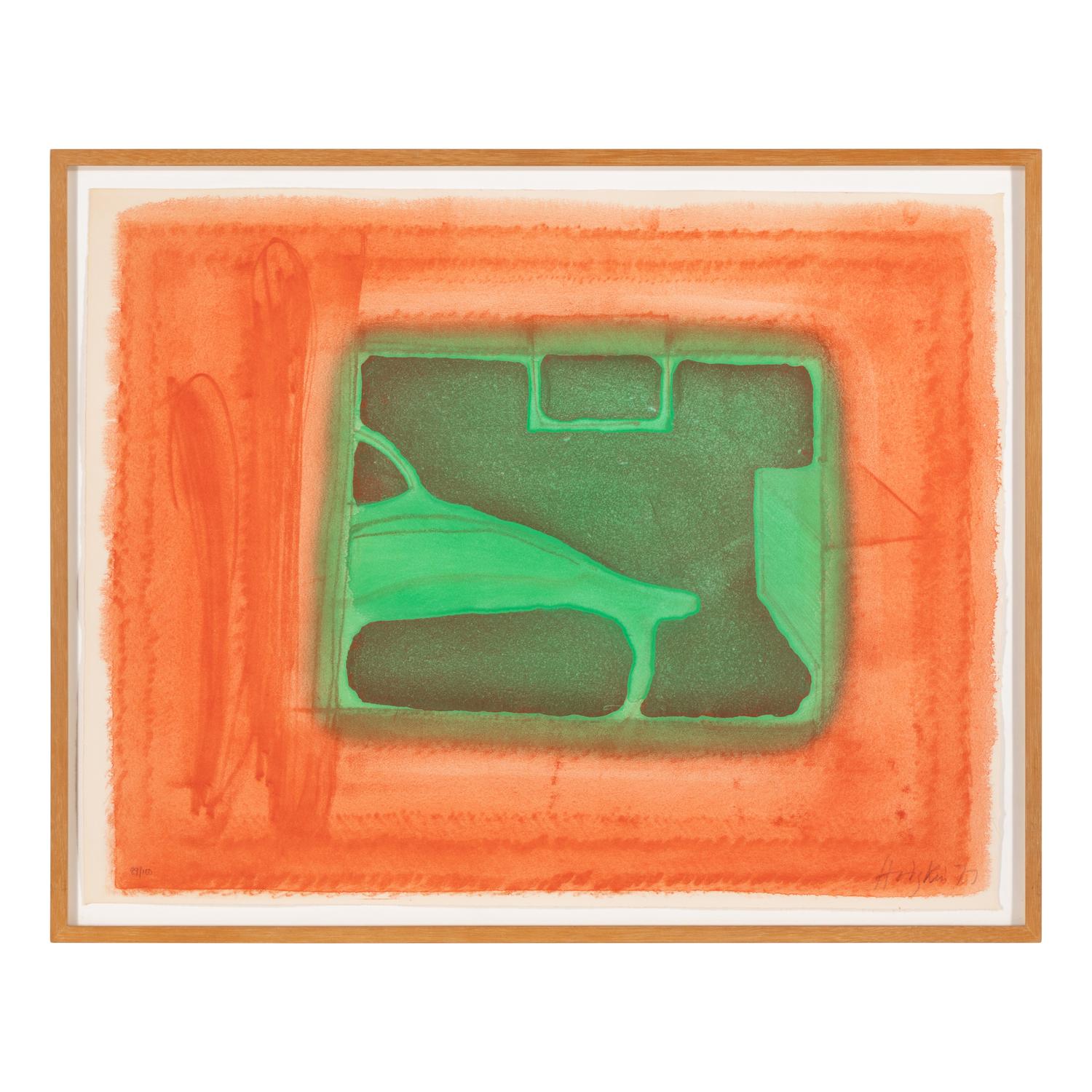 Howard Hodgkin (British, 1932-2017) — A Furnished Room, 1977