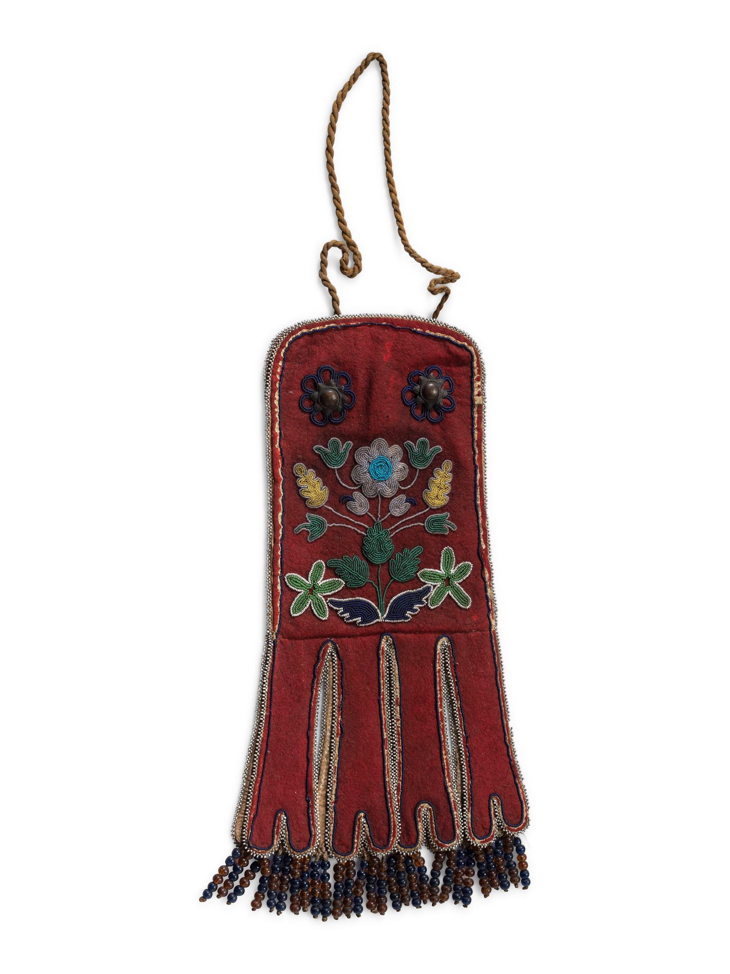Cree Beaded Wool Octopus Bag
