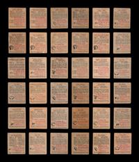 A Near Set of 1948 Bowman Football Cards (106/108)