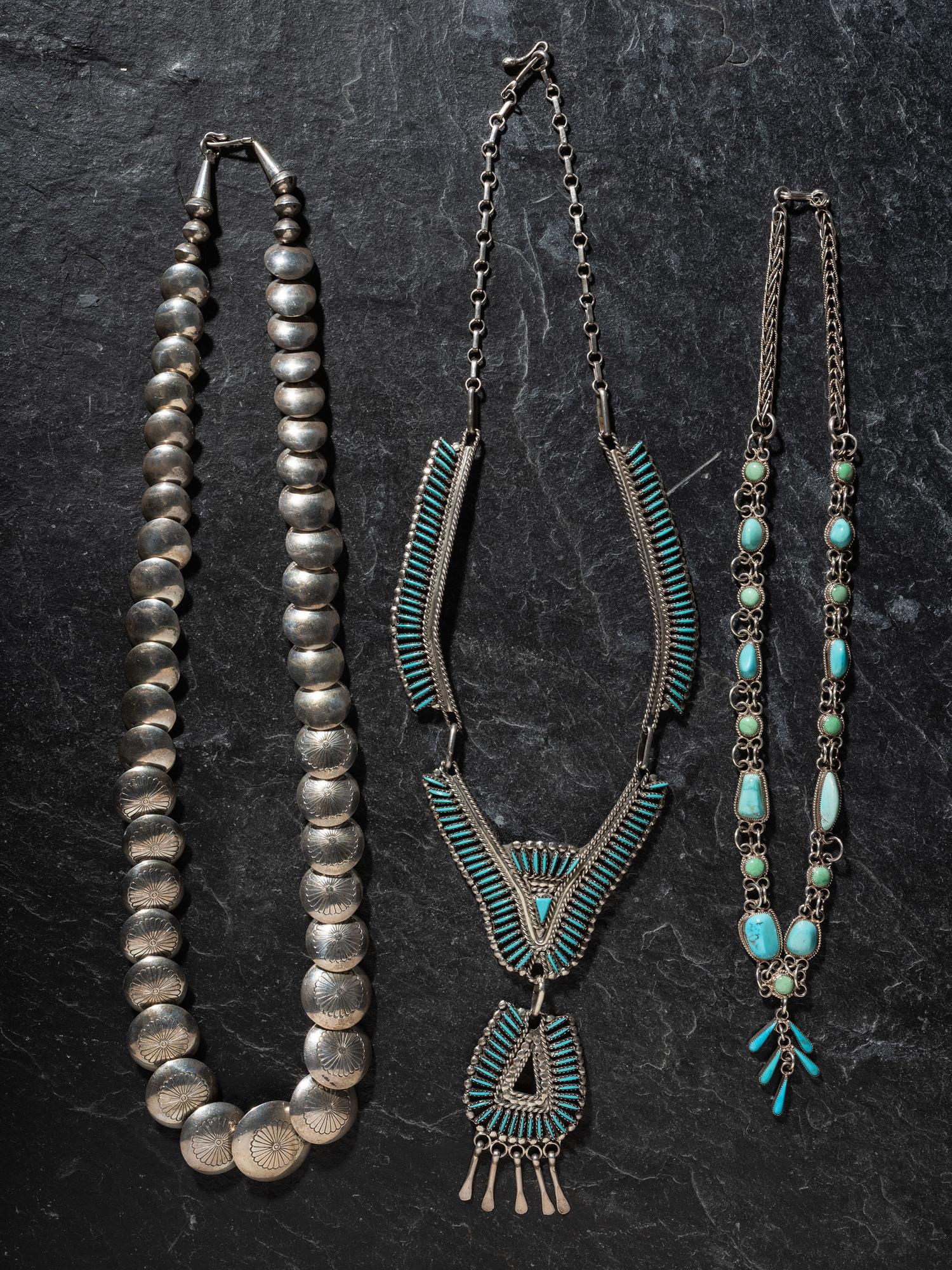 Navajo and Zuni Necklaces