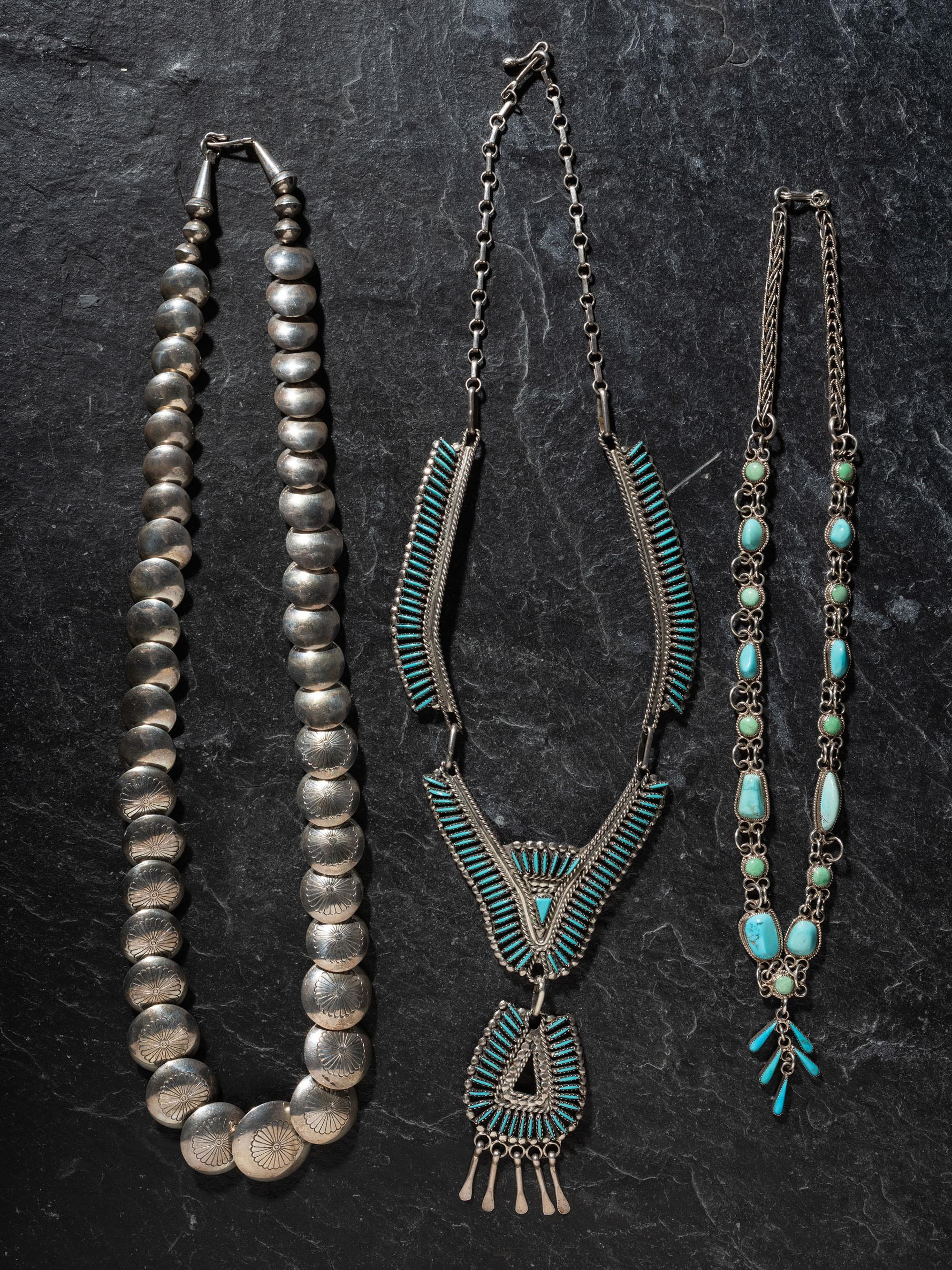 Navajo and Zuni Necklaces