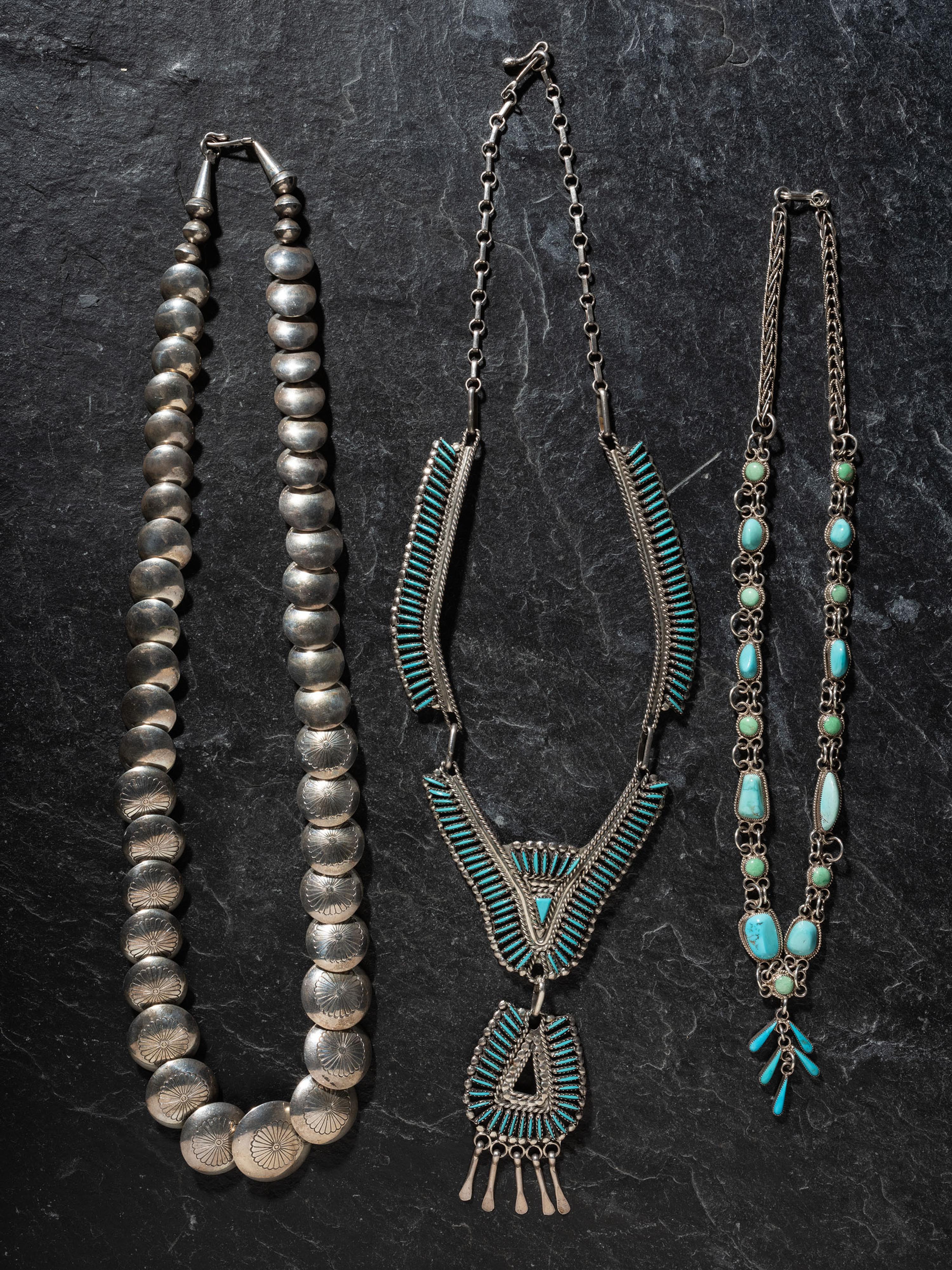 Navajo and Zuni Necklaces