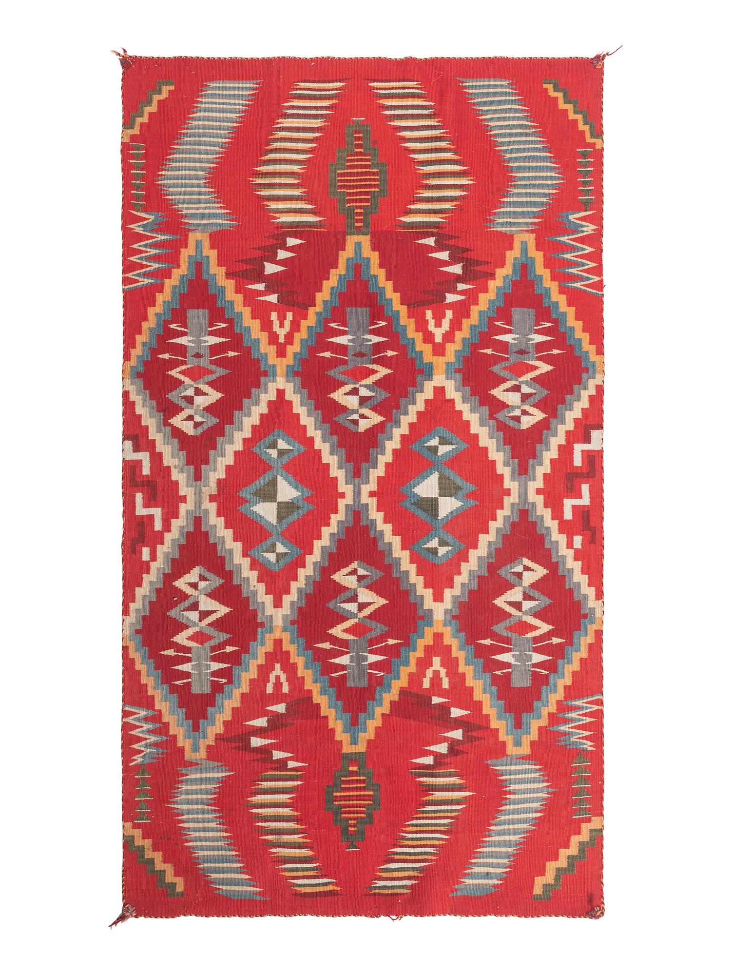 Navajo Germantown Serape-style Weaving / Rug