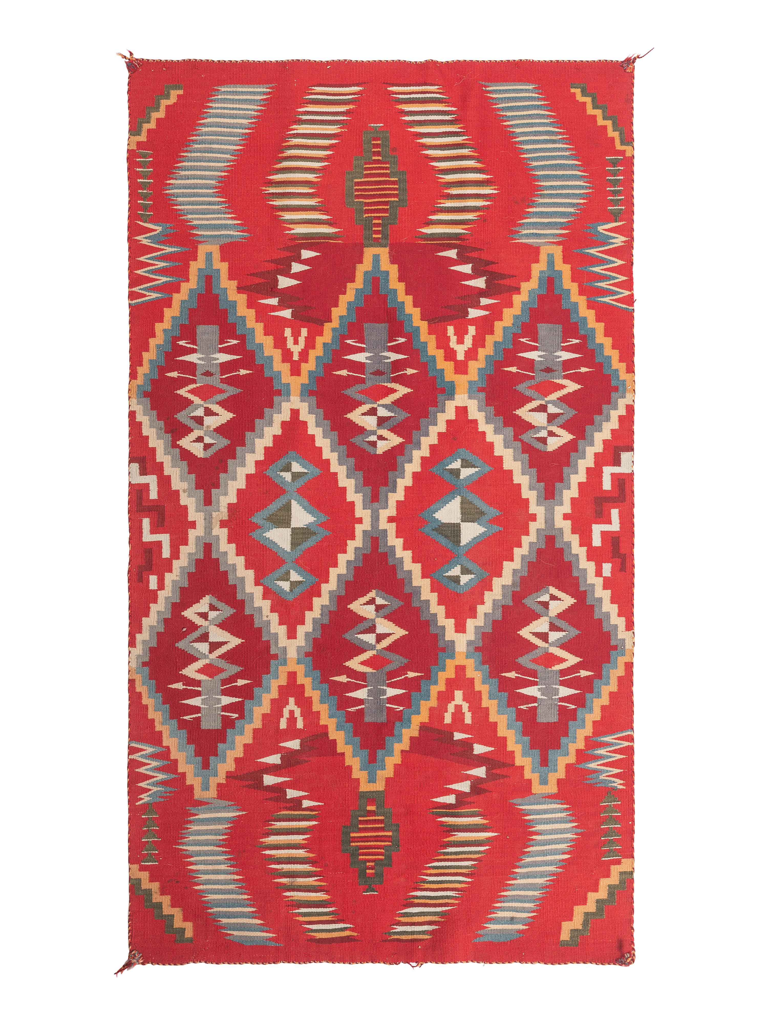Navajo Germantown Serape-style Weaving / Rug