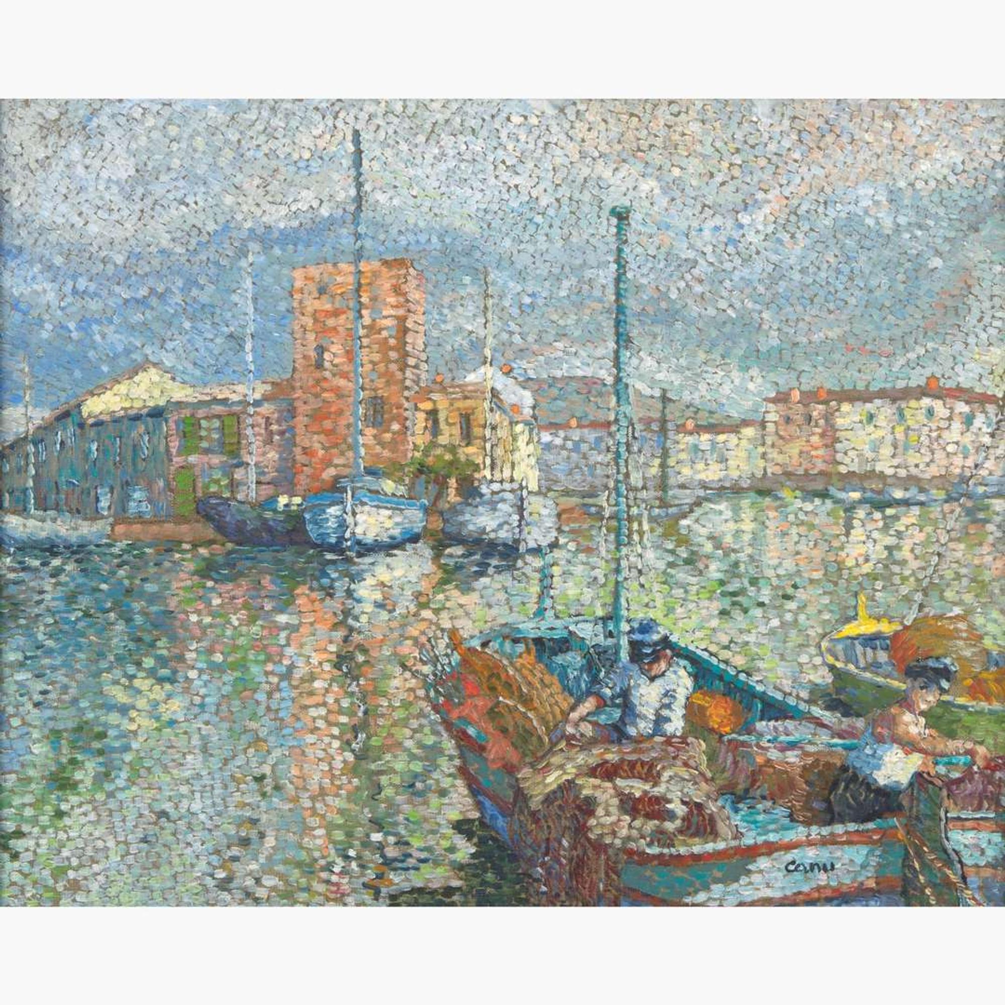 Yvonne Canu (French, 1921-2007) Port-Grimaud