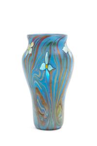 An American Studio Glass Vase, Orient & Flume Height 9 inches.