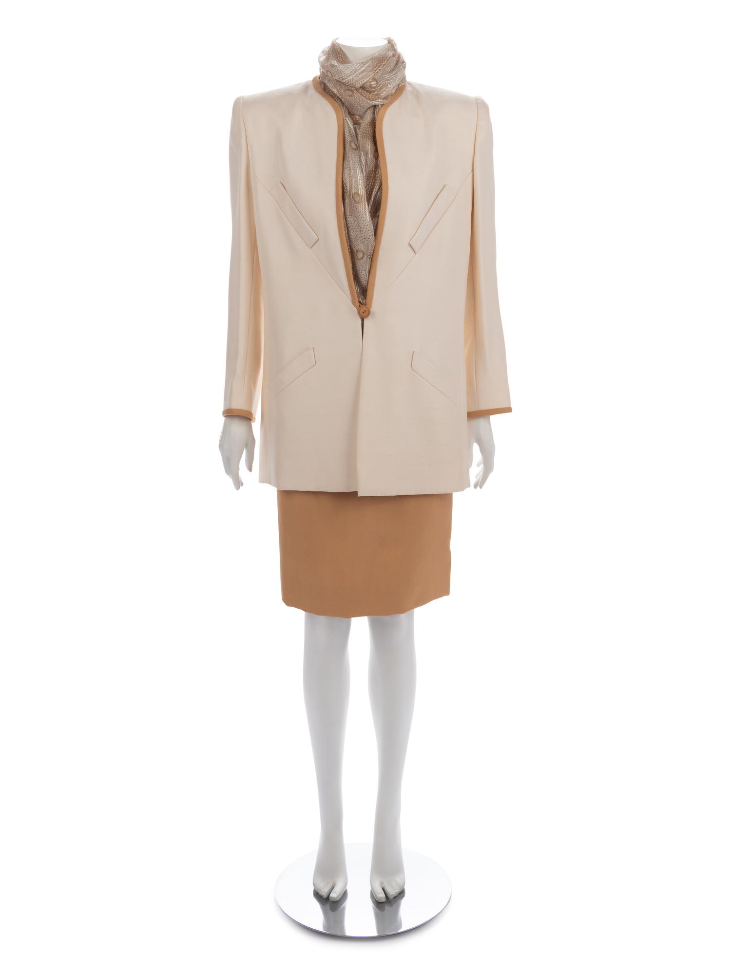 Two Andre Laug Suit Ensembles, 1980s