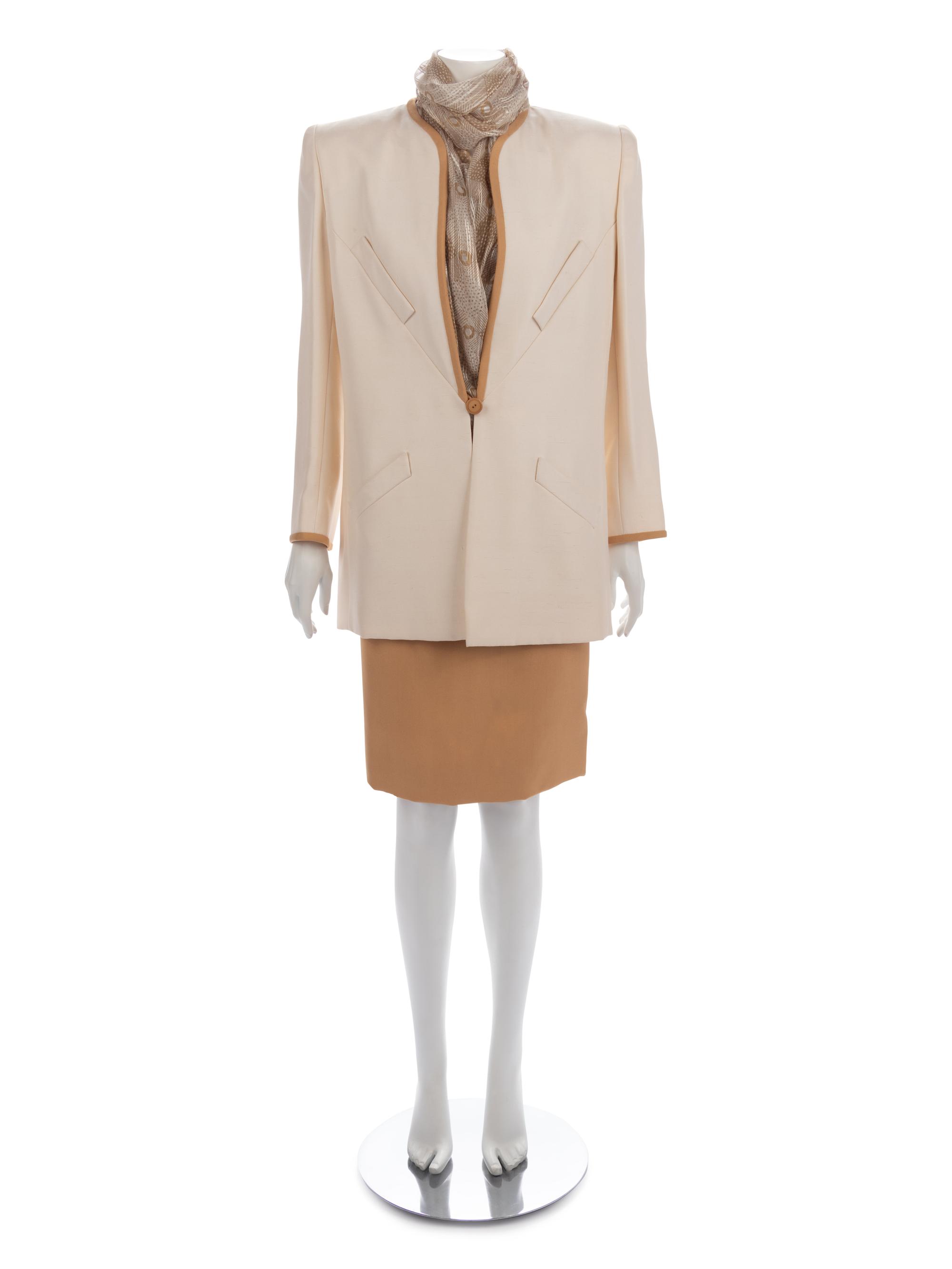 Two Andre Laug Suit Ensembles, 1980s