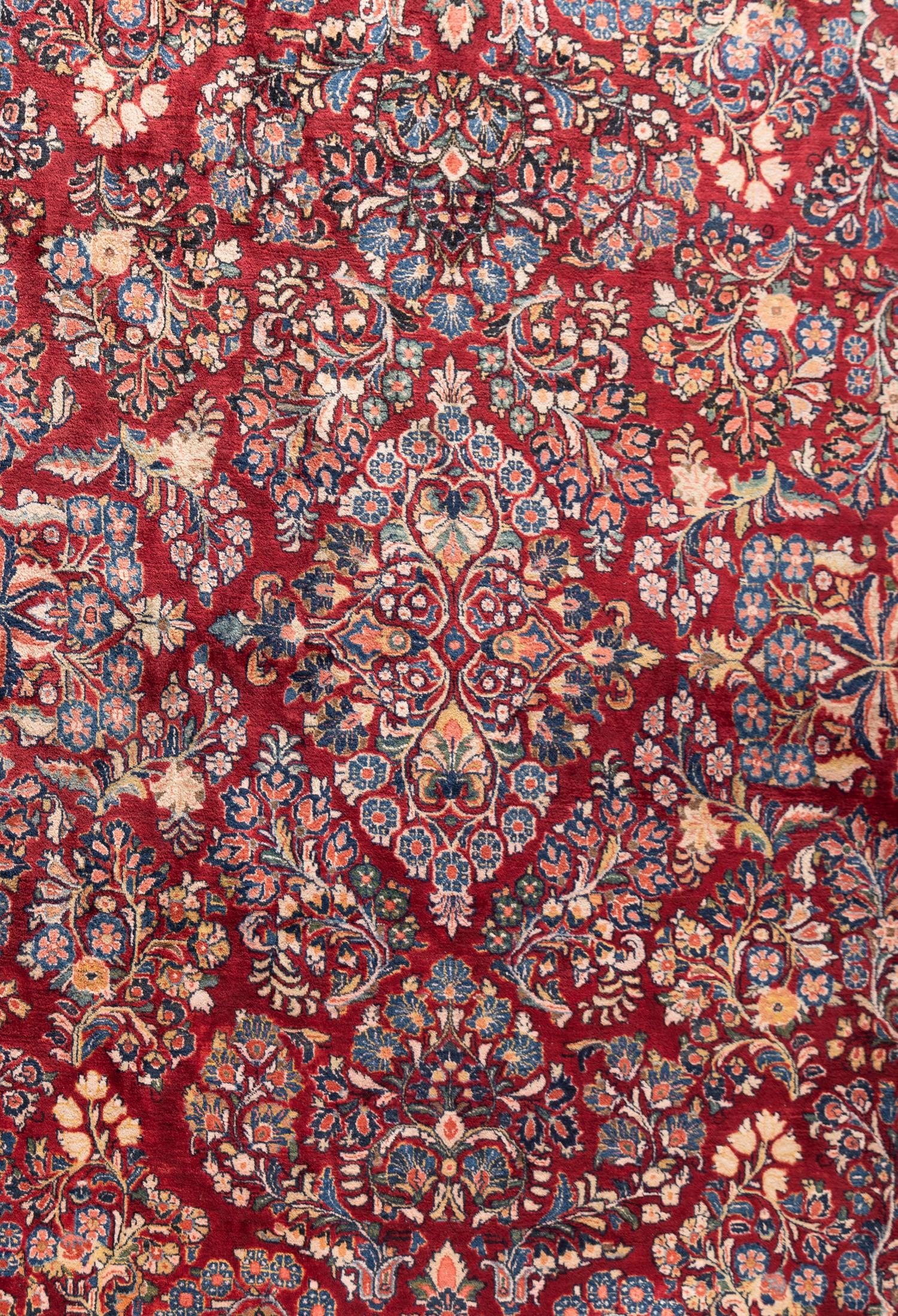 A Sarouk Wool Rug