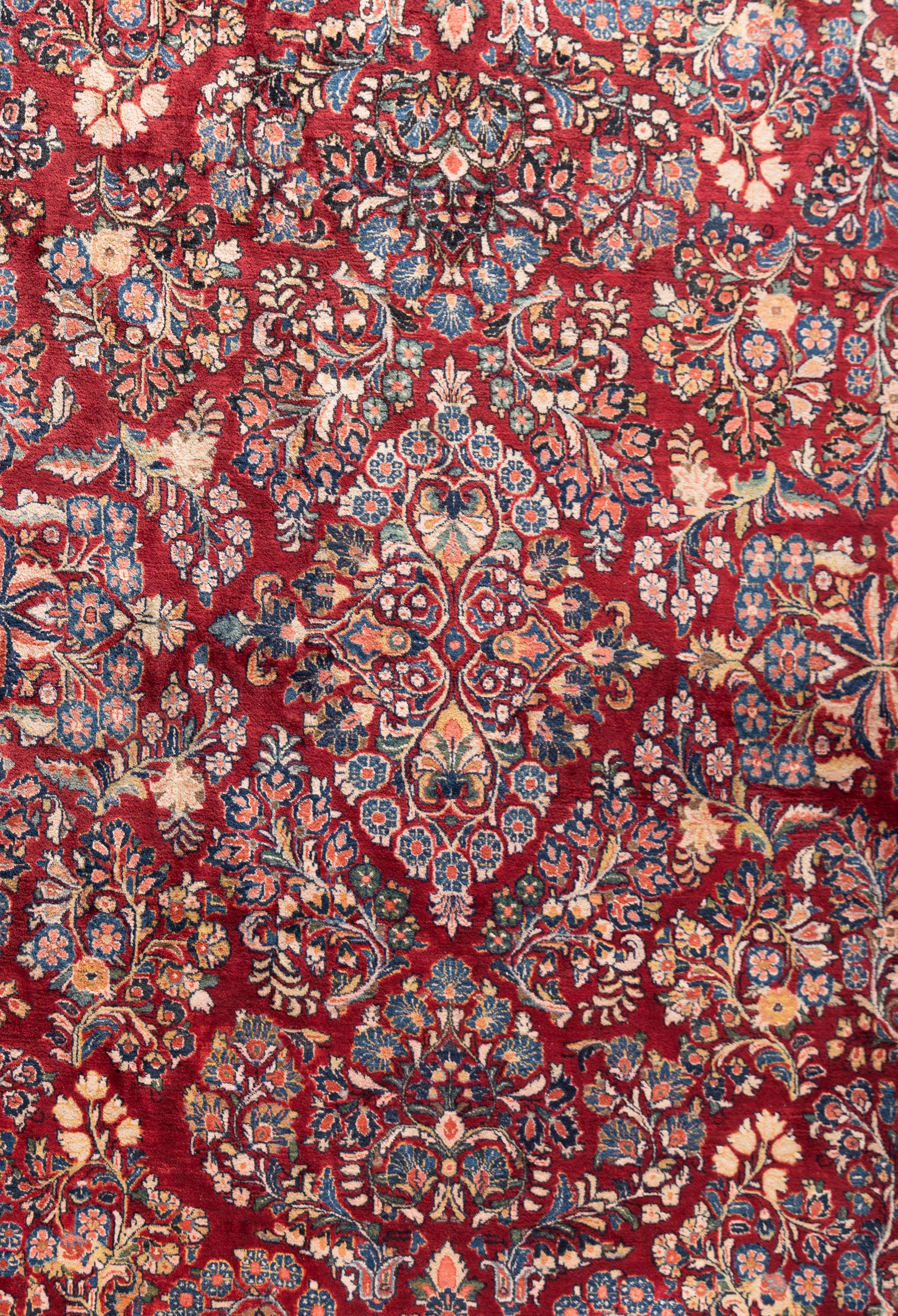 A Sarouk Wool Rug