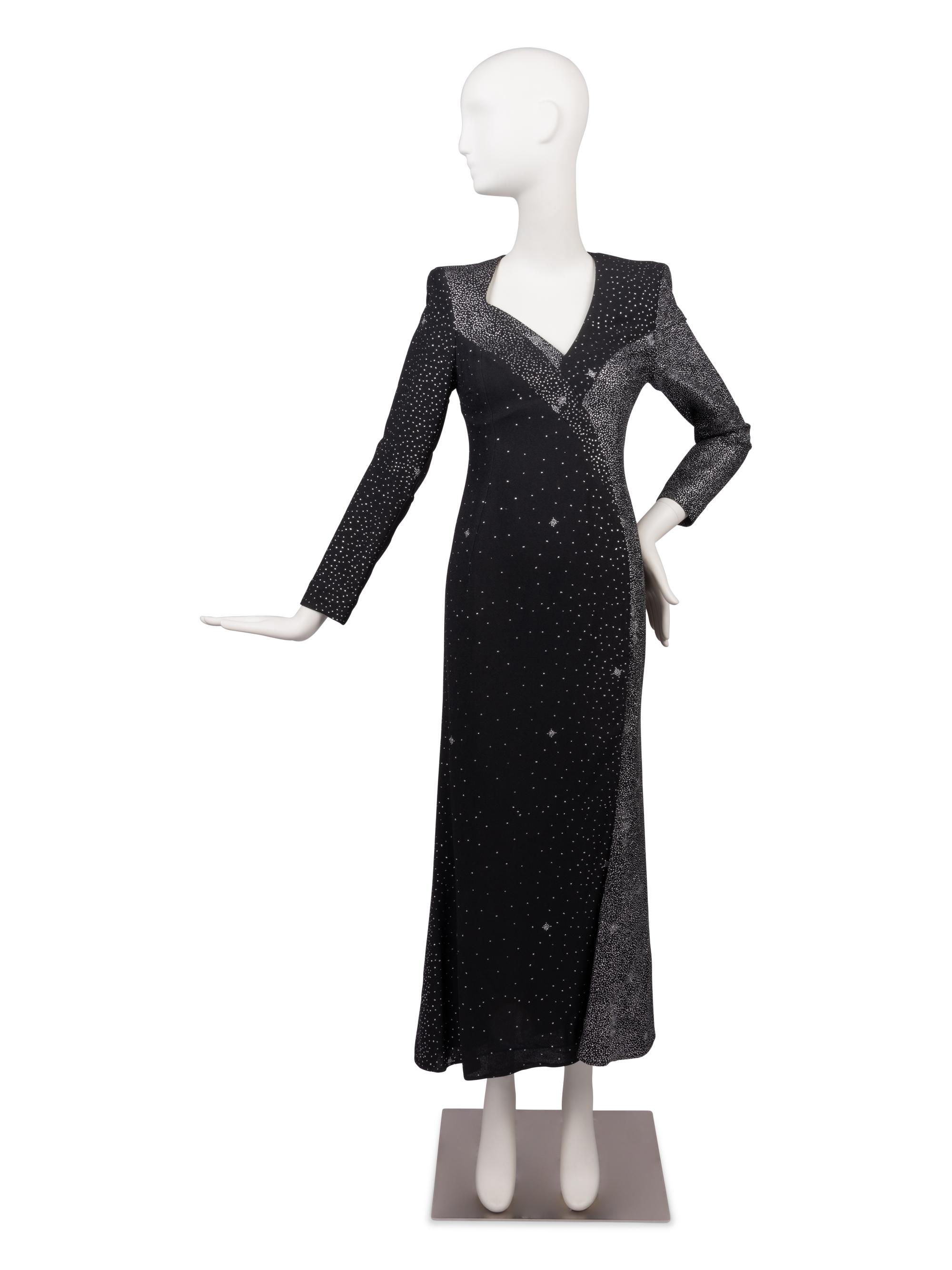Christian Lacroix Star Embellished Evening Dress, 1998