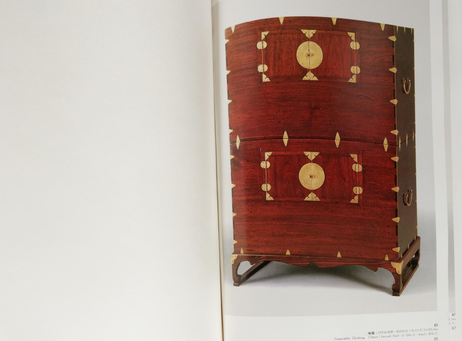 CHOI Sunu and Yong-kyu Park. Hangu geui mokchil gagu. (Korean Furniture). Seoul: Gengmei chulpansa, 1981.