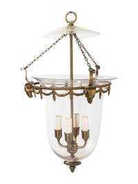 A Set of Three Neoclassical Style Hall Lanterns