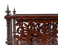 A Regency Fret Carved Rosewood Canterbury — 19TH CENTURY